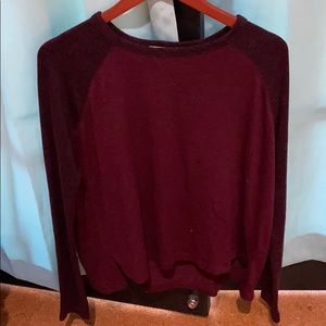 RAG &BONE red/maroon sweater